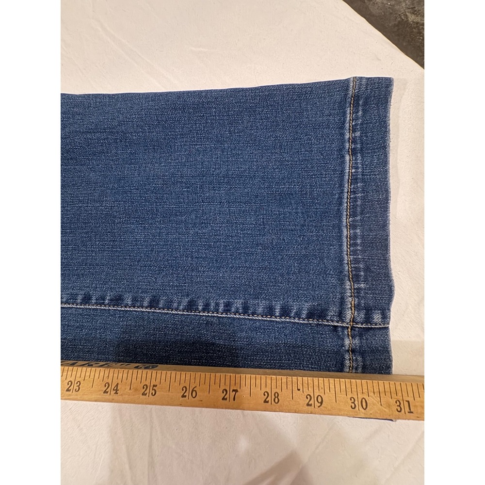 Silver Jeans Co Womens Wide Leg Mid Rise Medium Wash Denim Blue Jeans size 29 - Picture 8 of 9